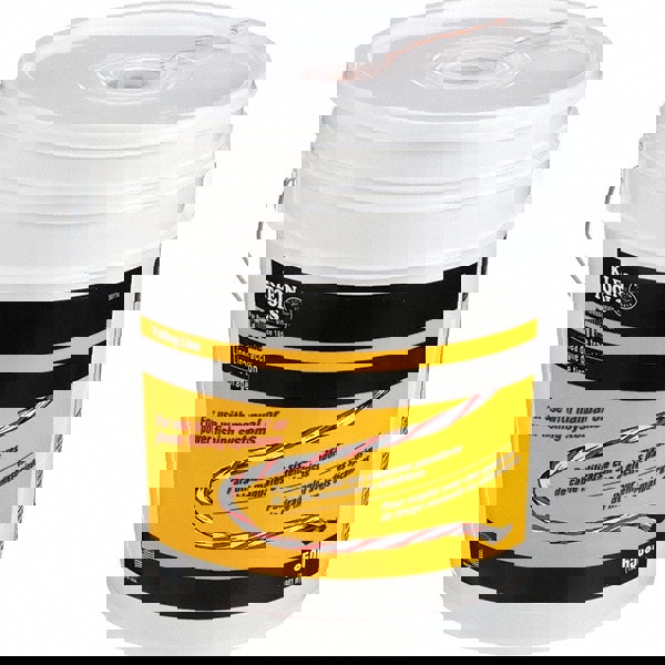 Wire Pulling Line & Conduit Measuring Tape; Line/Tape Type: Pulling Line ; Material: Polypropylene ; Rope/Tape Diameter (Inch): 1 ; Rope/Tape Length (Feet): 6500 ; Breaking Strength (Lb.): 210 ; Maximum Work Load (Lb.): 209